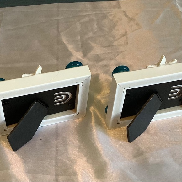 2x3 Starfish and sea blue glass gems picture frame set of 2 - Picture 4 of 8